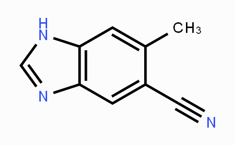 CAS No. 952511-47-6, 6-Methyl-1H-benzo[d]imidazole-5-carbonitrile