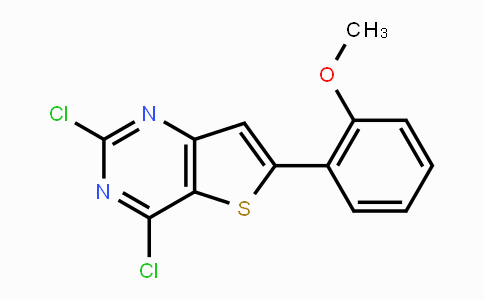 CAS No. 1407180-83-9, 2,4-Dichloro-6-(2-methoxyphenyl)-thieno[3,2-d]pyrimidine