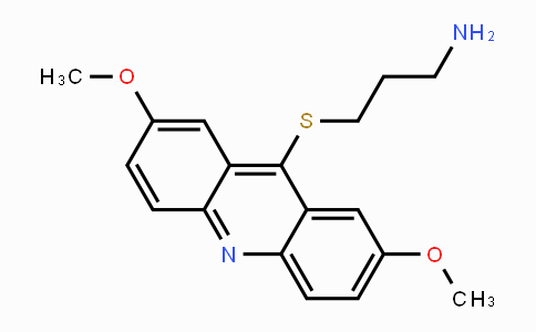 CAS No. 184582-62-5, 3-(2,7-Dimethoxyacridin-9-ylthio)propan-1-amine