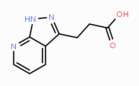 CAS No. 1246520-77-3, 3-(1H-Pyrazolo[3,4-b]pyridin-3-yl)propanoic acid