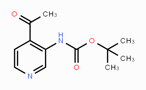 CAS No. 1260892-75-8, tert-Butyl 4-acetylpyridin-3-ylcarbamate