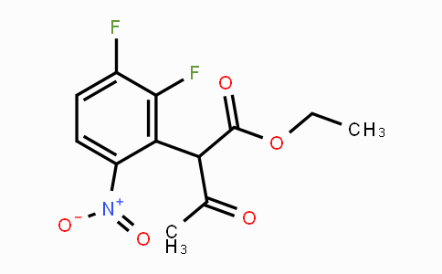 CAS No. 1022112-32-8, Ethyl 2-(2,3-difluoro-6-nitrophenyl)-3-oxobutanoate