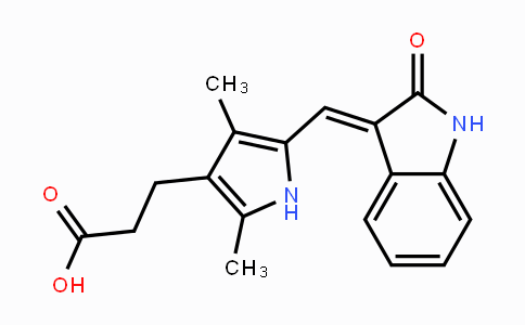 CAS No. 252916-29-3, (E)-3-(2,4-Dimethyl-5-((2-oxoindolin-3-ylidene)methyl)-1H-pyrrol-3-yl)propanoic acid