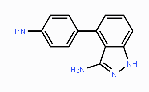 CAS No. 819058-89-4, 4-(4-Aminophenyl)-1H-indazol-3-amine