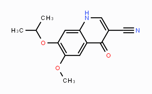 CAS No. 319492-96-1, 7-Isopropoxy-6-methoxy-4-oxo-1,4-dihydroquinoline-3-carbonitrile
