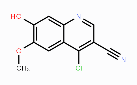 CAS No. 263149-10-6, 4-Chloro-7-hydroxy-6-methoxyquinoline-3-carbonitrile