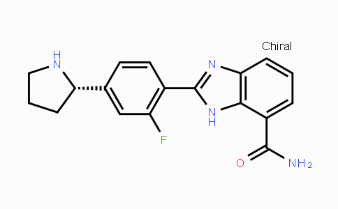 CAS No. 934162-61-5, 2-[2-Fluoro-4-[(2S)-2-pyrrolidinyl]phenyl]-1H-benzimidazole-7-carboxamide