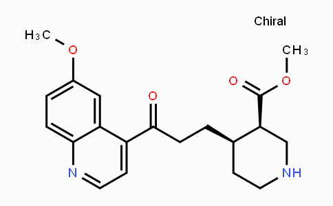 CAS No. 333782-30-2, (3R,4R)-Methyl 4-(3-(6-methoxyquinolin-4-yl)-3-oxopropyl)piperidine-3-carboxylate