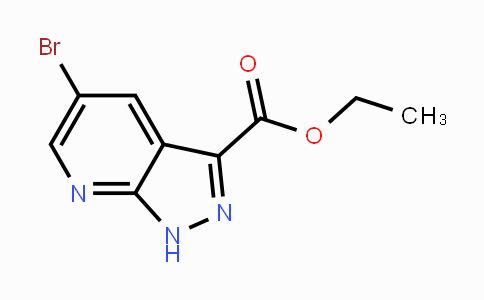 CAS No. 1131604-85-7, Ethyl 5-bromo-1H-pyrazolo-[3,4-b]pyridine-3-carboxylate