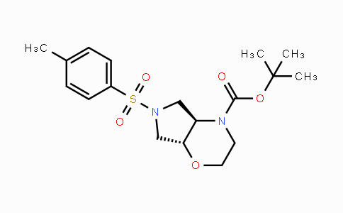 CAS No. 1159908-22-1, (4AS,7aS)-tert-butyl 6-tosylhexahydropyrrolo-[3,4-b][1,4]oxazine-4(4aH)-carboxylate