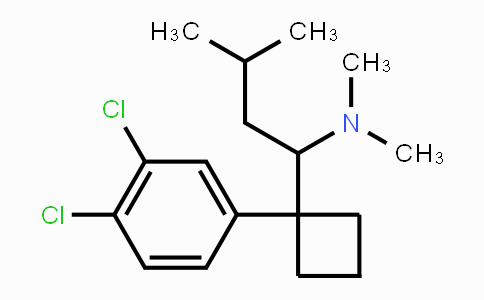 CAS No. 766462-77-5, 1-(1-(3,4-Dichlorophenyl)cyclobutyl)-N,N,3-trimethylbutan-1-amine