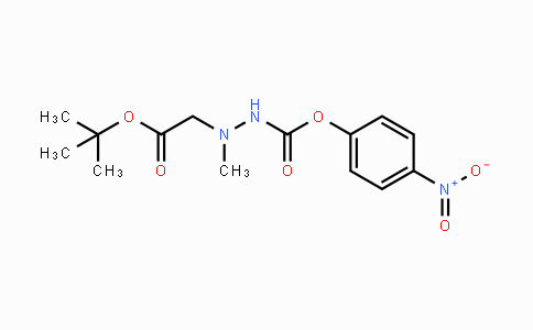 CAS No. 1398504-08-9, 4-Nitrophenyl 2-(2-tert-butoxy-2-oxoethyl)-2-methylhydrazinecarboxylate