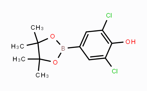 CAS No. 1003298-87-0, 2,6-Dichloro-4-(4,4,5,5-tetramethyl-1,3,2-dioxaborolan-2-yl)phenol