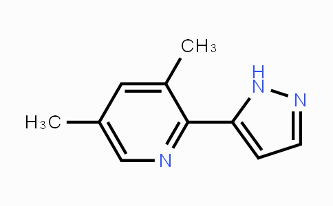 CAS No. 1353762-17-0, 3,5-Dimethyl-2-(1H-pyrazol-5-yl)pyridine