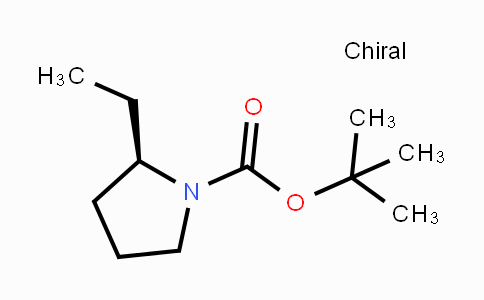 CAS No. 876617-06-0, (R)-tert-Butyl 2-ethylpyrrolidine-1-carboxylate