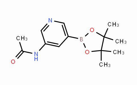 CAS No. 1201645-46-6, N-(5-(4,4,5,5-Tetramethyl-1,3,2-dioxaborolan-2-yl)pyridin-3-yl)acetamide