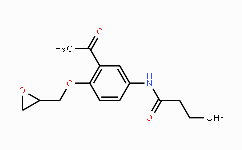 DY110955 | 28197-66-2 | N-(3-Acetyl-4-(oxiran-2-yLmethoxy)-phenyl)butyramide
