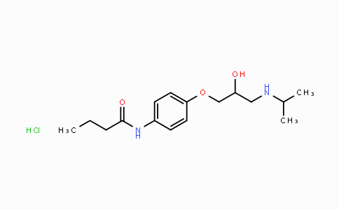 CAS No. 1432053-72-9, N-(4-(2-Hydroxy-3-(isopropylamino)propoxy)-phenyl)butyramide hydrochloride