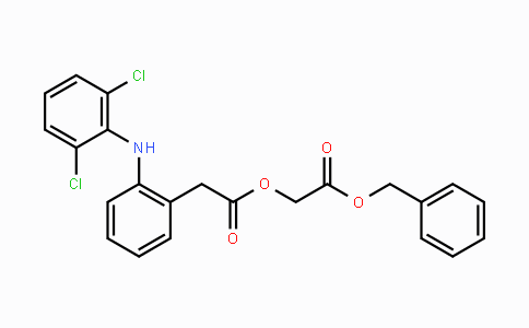 CAS No. 100499-89-6, Benzyl 2-(2-(2-(2,6-dichlorophenylamino)-phenyl)acetoxy)acetate