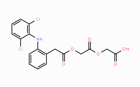 CAS No. 1215709-75-3, 2-(2-(2-(2-(2,6-Dichlorophenylamino)-phenyl)acetoxy)acetoxy)acetic acid