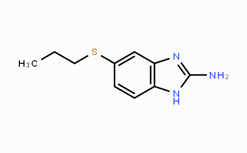 CAS No. 80983-36-4, 5-(Propylthio)-1H-benzo[d]imidazol-2-amine