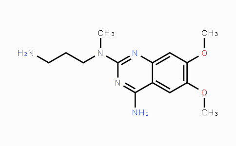 CAS No. 76362-29-3, N2-(3-Aminopropyl)-6,7-dimethoxy-N2-methylquinazoline-2,4-diamine
