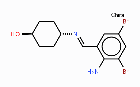 CAS No. 50910-53-7, (1R,4R)-4-((E)-2-Amino-3,5-dibromobenzylideneamino)-cyclohexanol