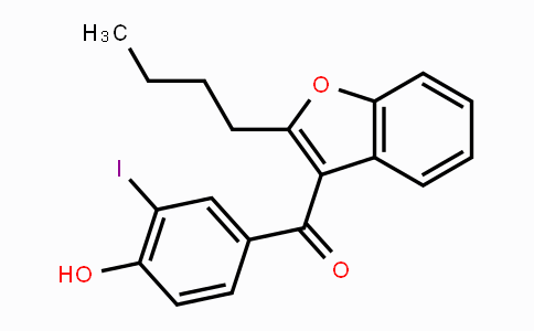CAS No. 147030-50-0, (2-Butylbenzofuran-3-yl)(4-hydroxy-3-iodophenyl)methanone