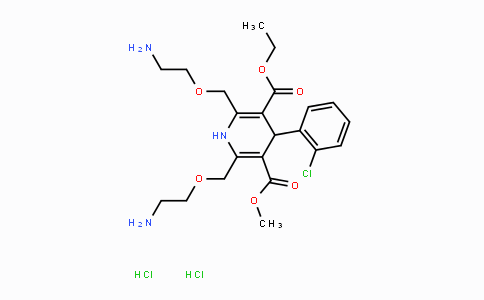 CAS No. 721958-74-3, 3-Ethyl 5-methyl 2,6-bis((2-aminoethoxy)methyl)-4-(2-chlorophenyl)-1,4-dihydropyridine-3,5-dicarboxylate dihydrochloride