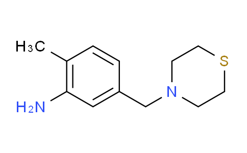 1042633-61-3 | 2-methyl-5-[(thiomorpholin-4-yl)methyl]aniline