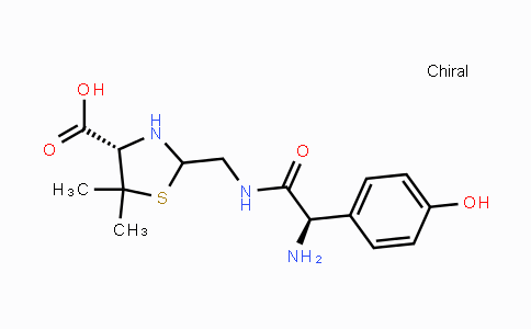 CAS No. 1356020-01-3, (4S)-2-(((R)-2-Amino-2-(4-hydroxyphenyl)acetamido)-methyl)-5,5-dimethylthiazolidine-4-carboxylic acid