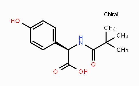CAS No. 205826-86-4, (R)-2-(4-Hydroxyphenyl)-2-pivalamidoacetic acid