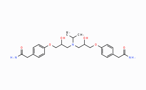 CAS No. 87619-83-8, 2,2'-((((Isopropylazanediyl)bis(2-hydroxypropane-3,1-diyl))bis(oxy))bis(4,1-phenylene))diacetamide