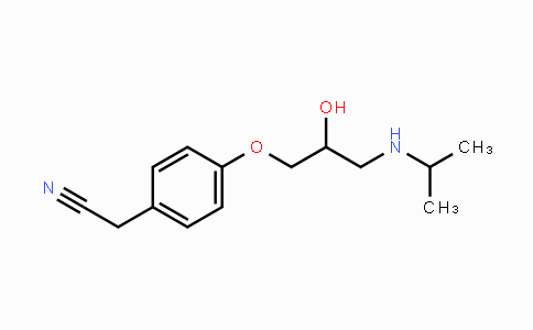 CAS No. 29277-73-4, 2-(4-(2-Hydroxy-3-(isopropylamino)-propoxy)phenyl)acetonitrile