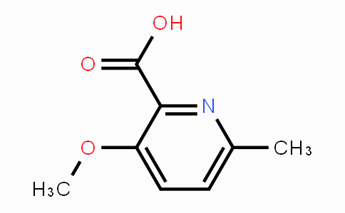 CAS No. 95109-37-8, 3-Methoxy-6-methyl-2-pyridinecarboxylic acid