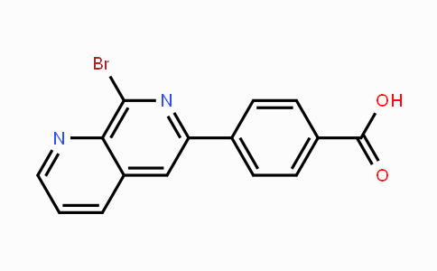 CAS No. 207279-31-0, 4-(8-Bromo-[1,7]naphthyridin-6-yl)-benzoic acid
