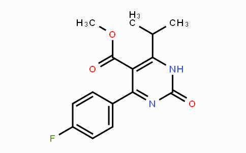 CAS No. 488798-37-4, Methyl 4-(4-fluorophenyl)-6-isopropyl-2-oxo-1,2-dihydropyrimidine-5-carboxylate