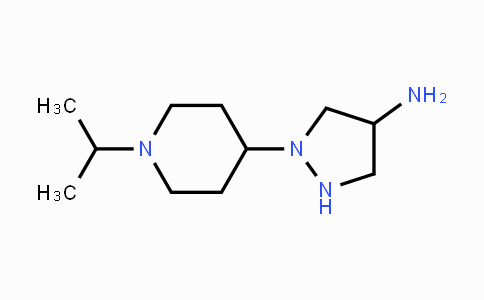 CAS No. 1432053-73-0, 1-(1-Isopropylpiperidin-4-yl)pyrazolidin-4-amine