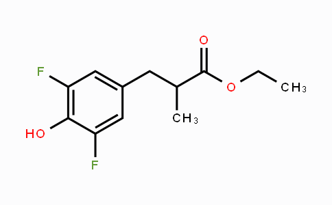 1224103-93-8 | Ethyl 3-(3,5-difluoro-4-hydroxyphenyl)-2-methylpropanoate