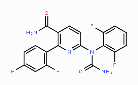 CAS No. 745833-23-2, 1-(5-Carbamoyl-6-(2,4-difluorophenyl)pyridin-2-yl)-1-(2,6-difluorophenyl)urea