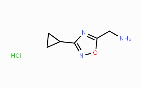 CAS No. 428507-31-7, (3-Cyclopropyl-1,2,4-oxadiazol-5-yl)methanamine hydrochloride