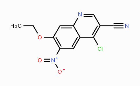 CAS No. 214476-09-2, 4-Chloro-3-cyano-7-ethoxy-6-nitroquinoline
