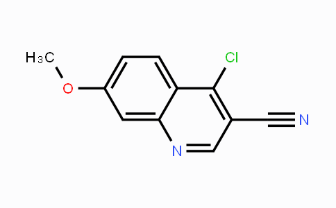 CAS No. 73387-74-3, 4-Chloro-7-methoxyquinoline-3-carbonitrile