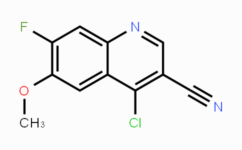 CAS No. 622369-40-8, 4-Chloro-7-fluoro-6-methoxyquinoline-3-carbonitrile