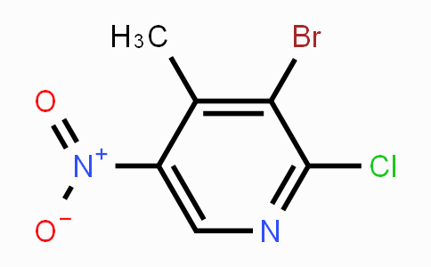 CAS No. 1049706-73-1, 3-Bromo-2-chloro-4-methyl-5-nitropyridine