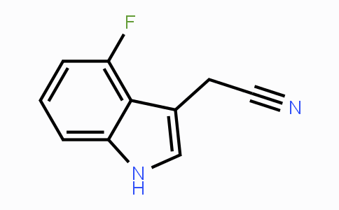 CAS No. 89434-04-8, 2-(4-Fluoro-1H-indol-3-yl)acetonitrile