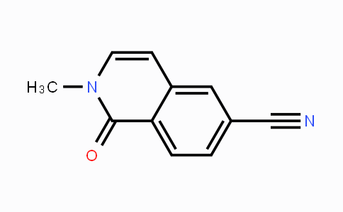CAS No. 1374651-80-5, 1,2-Dihydro-2-methyl-1-oxoisoquinoline-6-carbonitrile