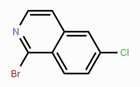 CAS No. 1196146-81-2, 1-Bromo-6-chloroisoquinoline