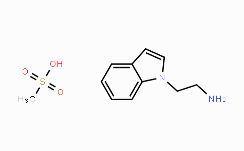 CAS No. 1185467-83-7, 2-(1H-Indol-1-yl)ethanamine methanesulfonate