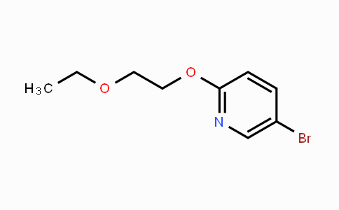 CAS No. 1249442-19-0, 2-(2-Ethoxyethoxy)-5-bromopyridine